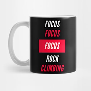 Focus Focus Rock Climbing Mug